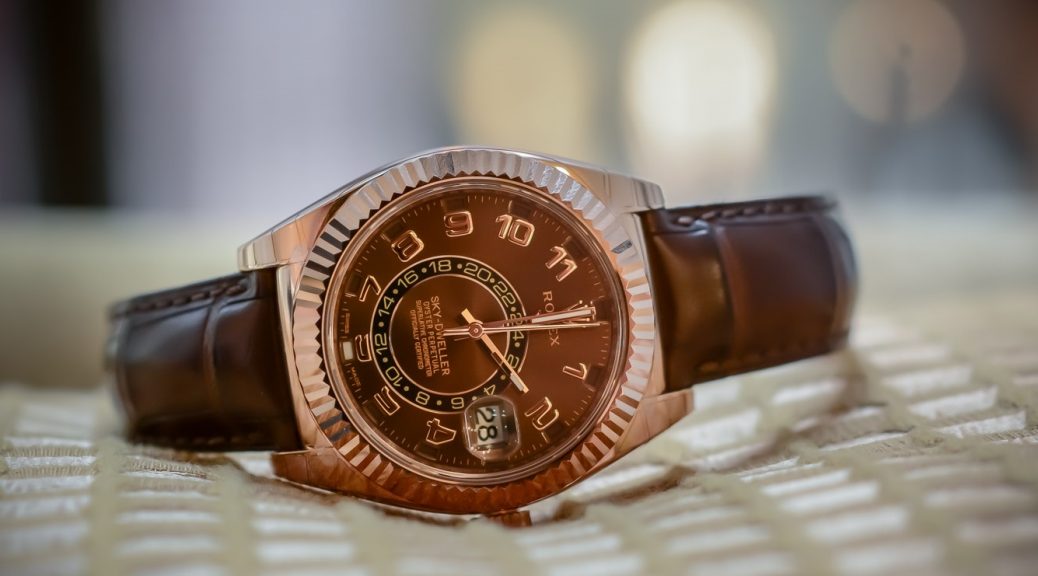 FAUSSE MONTRE ROLEX SUISSE AVEC CADRAN CALME CHOCOLAT